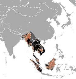 Sun Bear Range Map